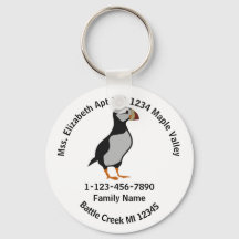 Verloren achtergebleven Puffin Standing Family Hom