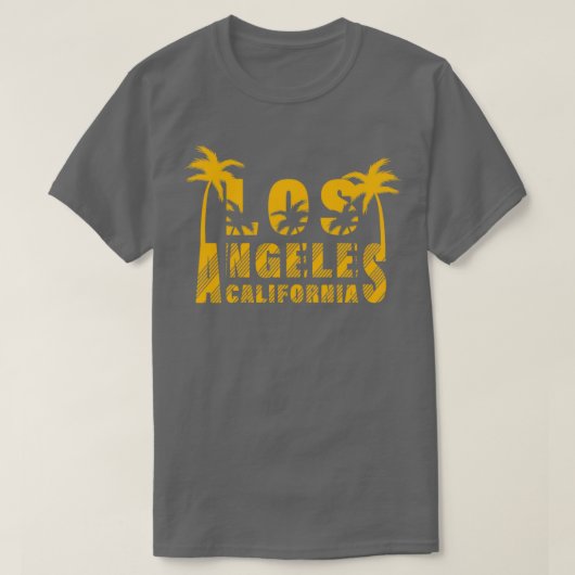 Verloren Angeles California Funny Surf Gezegden T-shirt (Design voorkant)