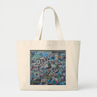 Verloren Angeles Fotografische Collage Jumbo Tote Grote Tote Bag