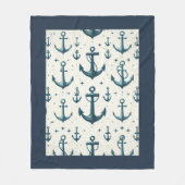 Verloren ankers fleece deken (Voorkant)