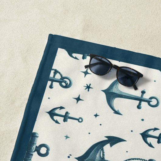 Verloren ankers strandlaken (In situ)