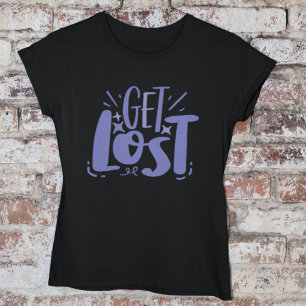 Verloren Antisociale Attitude Quote Veri Peri T-shirt