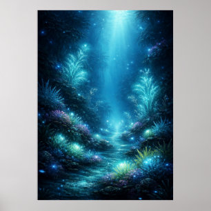 Verloren Atlantis – Lichtgevende Onderwaterstad Fa Poster