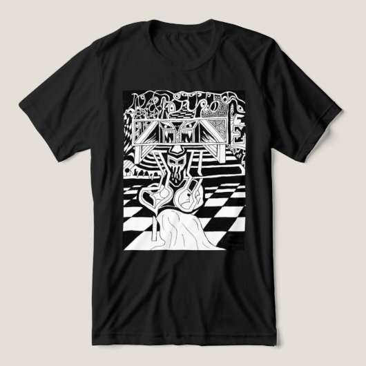 Verloren baby's Tri-Blend shirt (Design voorkant)