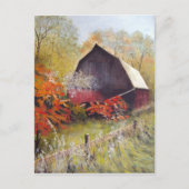 Verloren Barn-briefkaart Briefkaart (Voorkant)