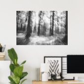 Verloren bossen - abstracte infraroodfoto poster (Thuiskantoor)