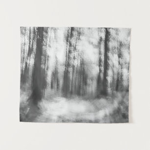 Verloren bossen - abstracte infraroodfoto wandkleed