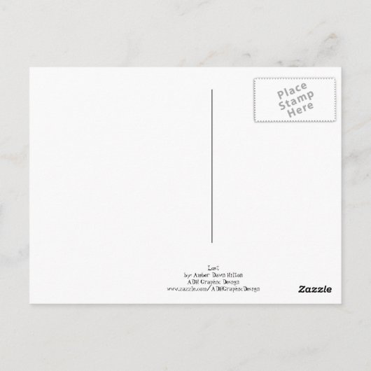 Verloren Briefkaart (Achterkant)