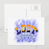 VERLOREN BRIEFKAART (Voorkant / Achterkant)