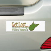 Verloren...Bumpersticker Bumpersticker (Op auto)