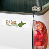 Verloren...Bumpersticker Bumpersticker (Op Truck)