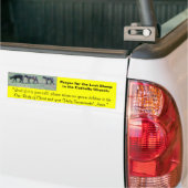 Verloren Bumpersticker en gebed (Op Truck)