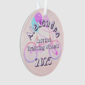 Verloren de Trainingswielen Foto op de achterkant Ornament (voorkant)