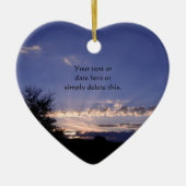 Verloren één versiering keramisch ornament (Voorkant)