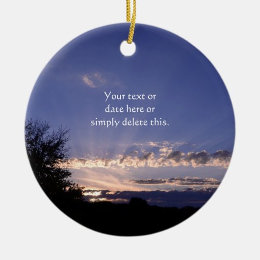 Verloren één versiering keramisch ornament (Voorkant)