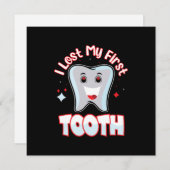 Verloren Eerste Tooth Cute Gefeliciteerd (Voorkant / Achterkant)