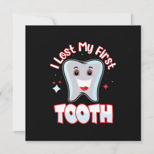 Verloren Eerste Tooth Cute Gefeliciteerd