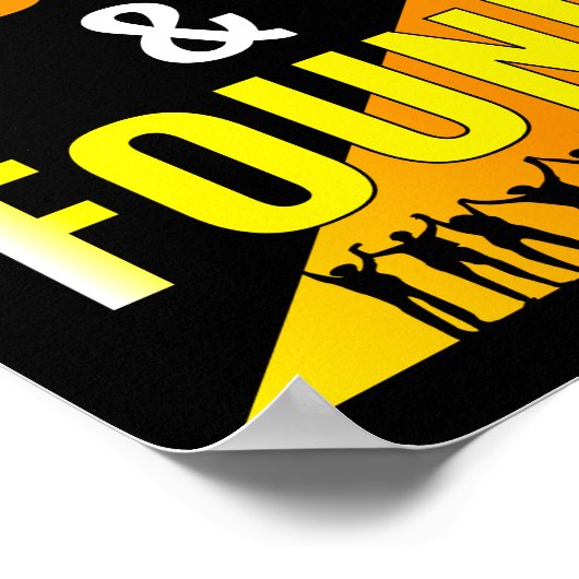 Verloren en gevonden poster (Hoek)