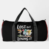 Verloren en houden van de reis plunjezak (Achterkant)