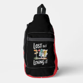 Verloren en houden van de reis sling bag (Voorkant)