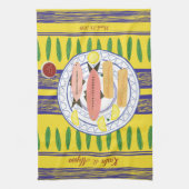 Verloren en viskeuken theedoek (Verticaal)