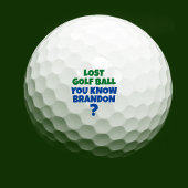 Verloren Golf Balls Funny Golfballen