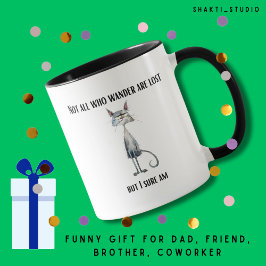 Verloren grappige humor gag cadeau voor zus, bff,  mok