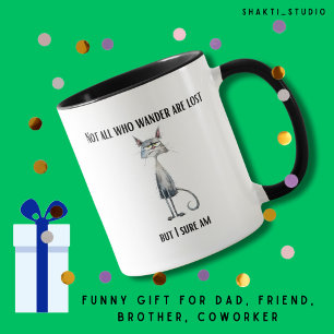 Verloren grappige humor grap cadeau voor zus, best mok