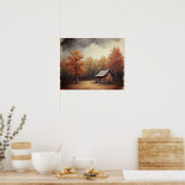 Verloren herfstdagen poster (Keuken)