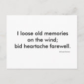 Verloren herinneringen briefkaart (Voorkant)