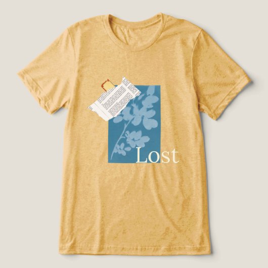 Verloren Herinneringen Tri-Blend Shirt (Design voorkant)