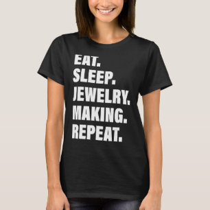 Verloren het herhaalde proces dat de juwelen uit d t-shirt