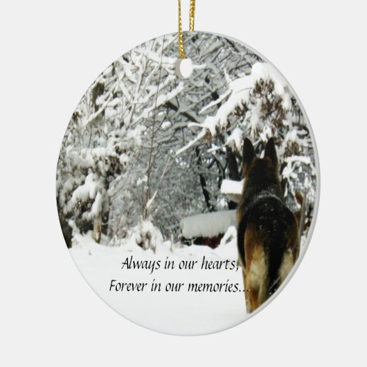 Verloren huisversiering keramisch ornament (Links)