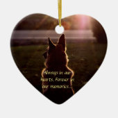 Verloren huisversiering keramisch ornament (Voorkant)