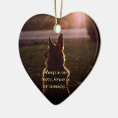 Verloren huisversiering keramisch ornament (Links)