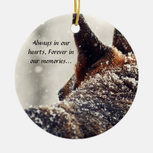 Verloren huisversiering keramisch ornament (Voorkant)