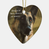 Verloren huisversiering keramisch ornament (Links)