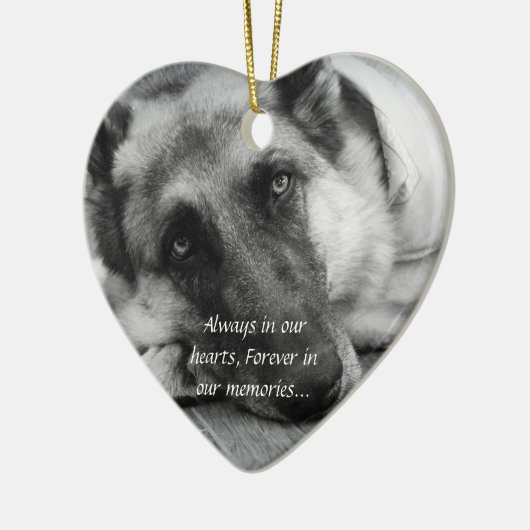 Verloren huisversiering keramisch ornament (Links)