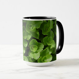 Verloren in bladeren mok