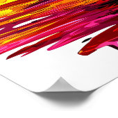 Verloren in de afgrond – surrealistische expressio poster (Hoek)