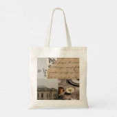 "Verloren in de dagen" Esthetische Canvas tas (Achterkant)