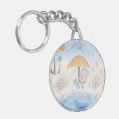 Verloren in de hemel sleutelhanger (Voorkant Links)