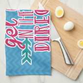 Verloren in de juiste richting handdoek (Quarter Fold)