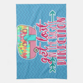 Verloren in de juiste richting handdoek (Verticaal)