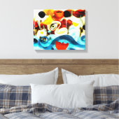 Verloren in de Liefde Canvas Afdruk (Insitu (Slaapkamer))