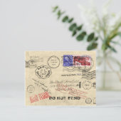 Verloren in de postuitnodiging kaart (Staand voorkant)