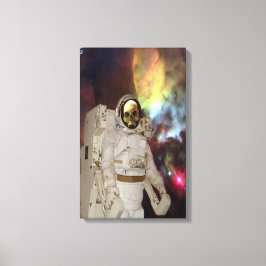 Verloren in de ruimte canvas afdruk