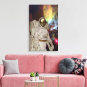 Verloren in de ruimte canvas afdruk (Insitu (Woonkamer))
