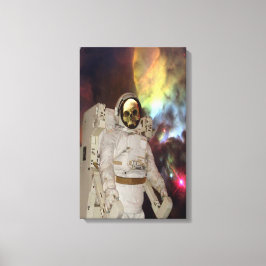 Verloren in de ruimte canvas afdruk
