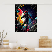 Verloren in de ruimte: een kosmische reis poster (Keuken)